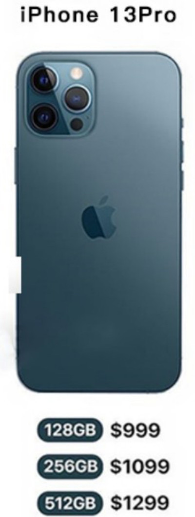 > 详情 iphone13promax 这个是苹果手机系列中最顶端的机型了,售价