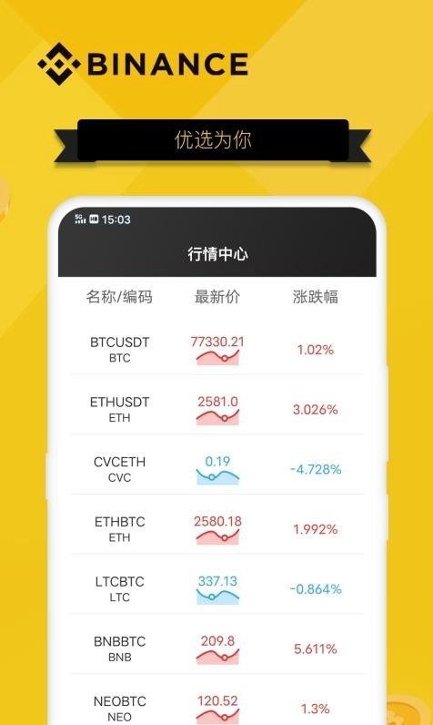 币安交易所手机app下载