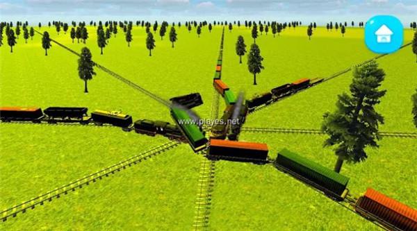 火车碰撞铁路模拟截图3
