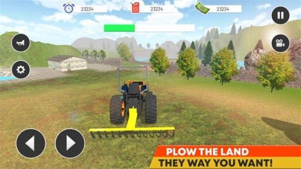 未来农业拖拉机驾驶模拟器截图2