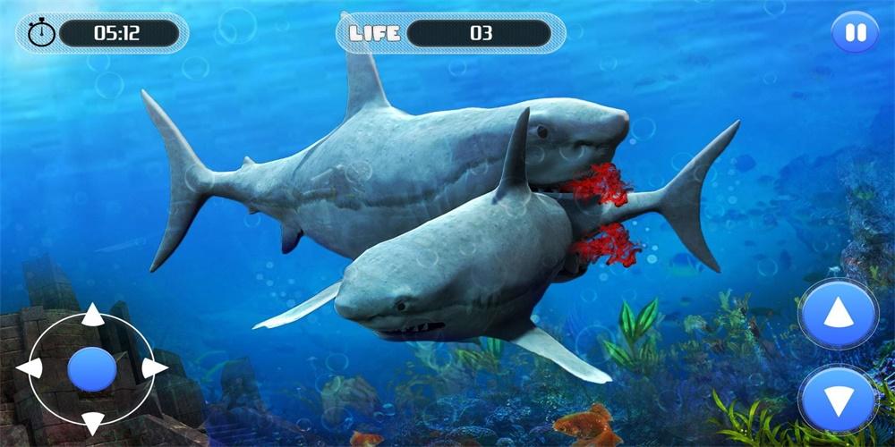 大白鲨生存模拟器截图1