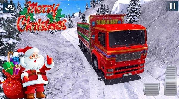 圣诞雪地卡车模拟器截图3