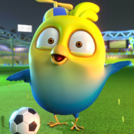 小鸟踢足球