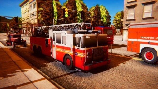 真实消防员模拟器Virtual City Rescue Fire Engine截图1