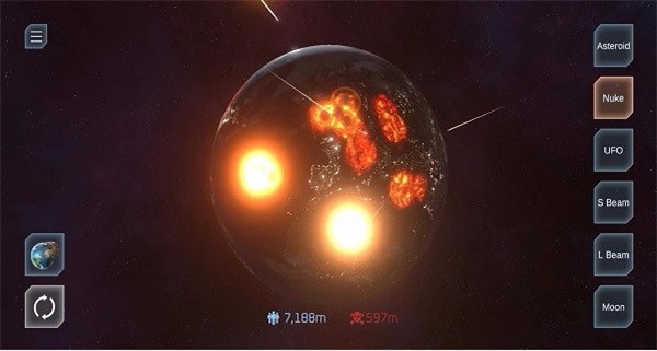地球爆炸模拟器Solar Smash截图4