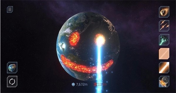 地球爆炸模拟器Solar Smash截图5