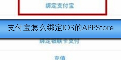 支付宝怎么绑定IOS的APPStore