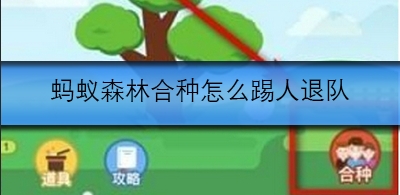 蚂蚁森林合种怎么踢人退队