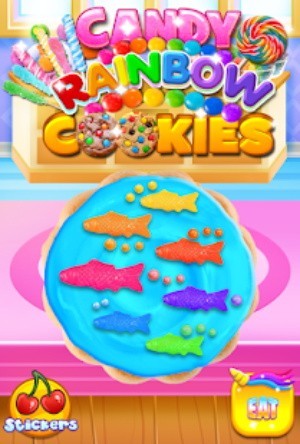 糖果彩虹饼干甜甜圈截图1