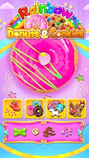 糖果彩虹饼干甜甜圈截图3