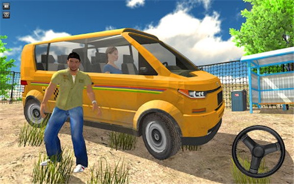村庄出租车驾驶模拟器Taxi Simulator Game截图3