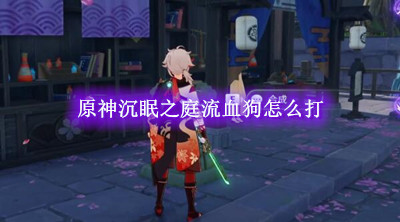原神沉眠之庭流血狗怎么打