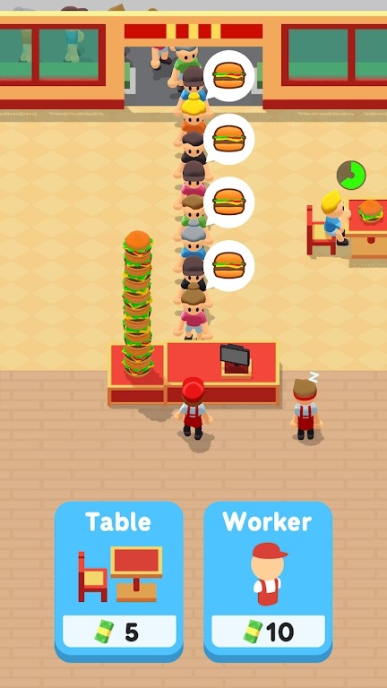 模拟汉堡小店截图3