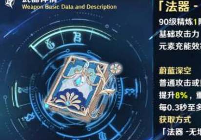 原神无垠蔚蓝之歌武器适合谁用