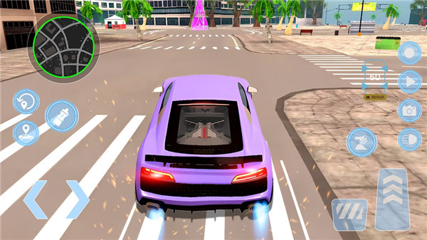 真实城市竞赛3D汽车驾驶截图1